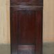 Bureau de campagne Davenport victorien antique en cuir avec galerie en laiton