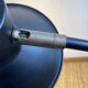 Vintage 1970s black cocotte lamp