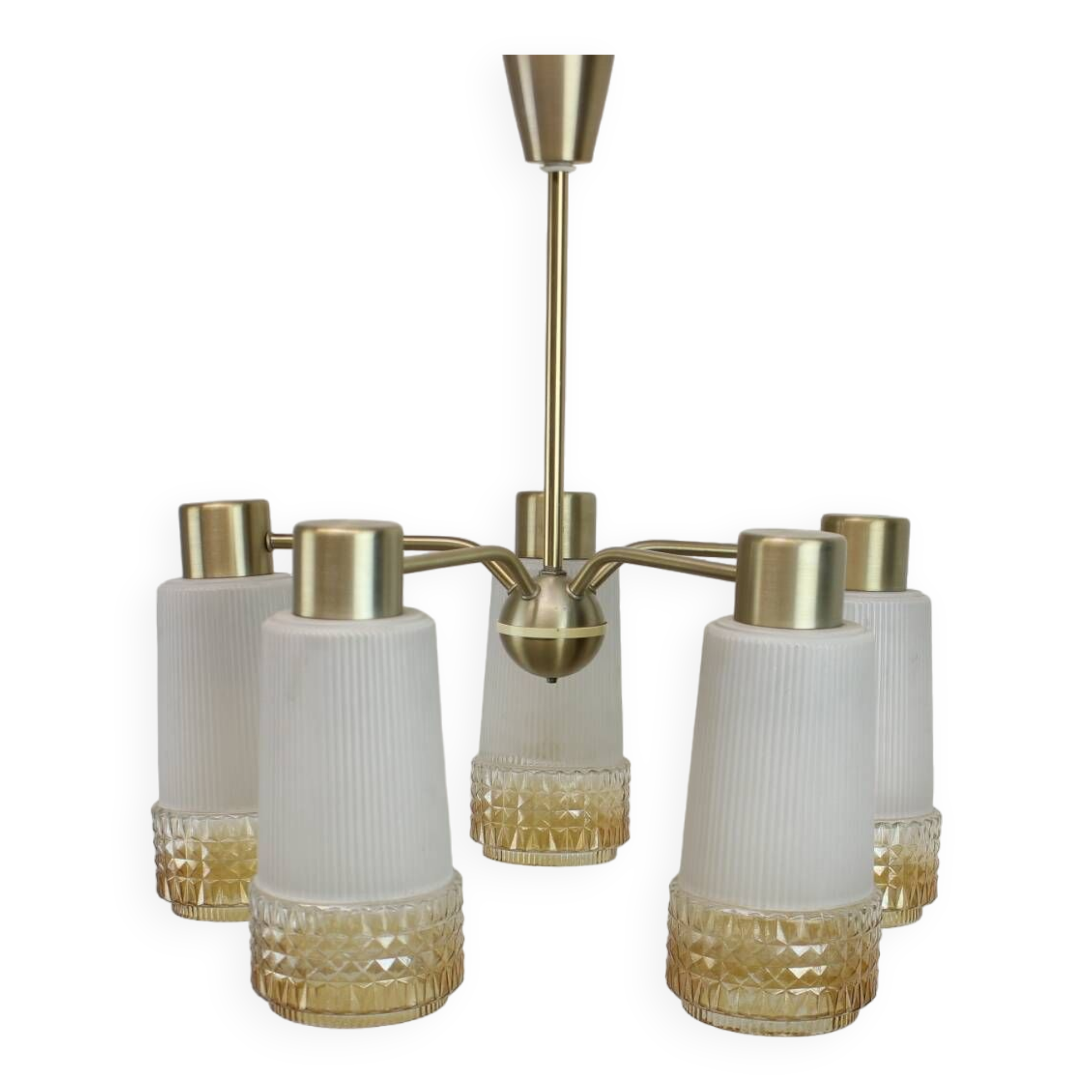 1970's Chandelier by VEB AKA Electric, Germany