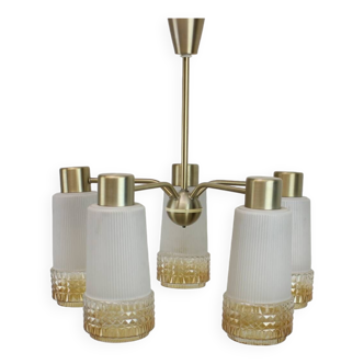 1970's Chandelier by VEB AKA Electric, Germany