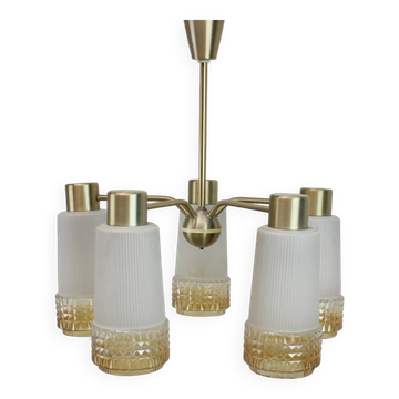 1970's Chandelier by VEB AKA Electric, Germany