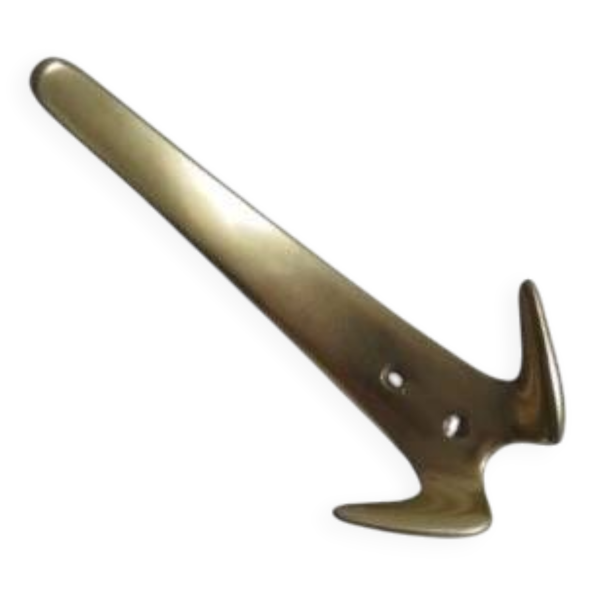 Vintage Carl Auböck Design Wall Hooks, Double Coat Hook