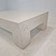 Fossil stone coffee table, 1980s
