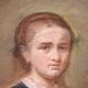 Portrait of a young woman from the Napoleonic III era.