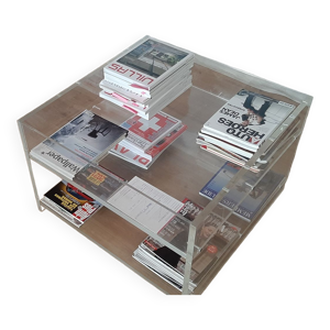 table basse plexi années