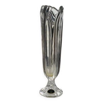 Bohemian crystal soliflore vase