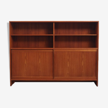 Teak bookcase, danish design, 1970s, production: denmark
