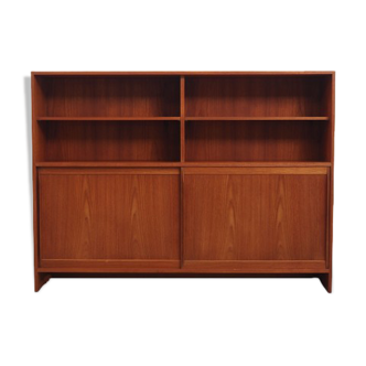 Teak bookcase, danish design, 1970s, production: denmark