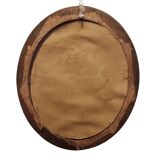 Miroir ovale vintage