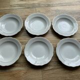 6 Richard Ginori porcelain soup plates