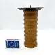 1960s modernist wooden candlestick, Germany
