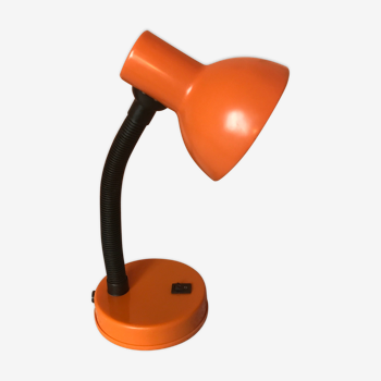 Lampe de bureau vintage années 80-90 orange