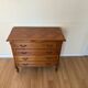 Vintage solid wood chest of drawers, Louis XV style