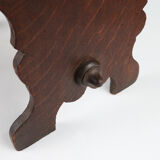 Tabouret rustique en bois, années 1880
