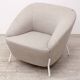 Milani Nuvola armchair + footstool