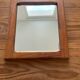 Vintage Scandinavian teak mirror