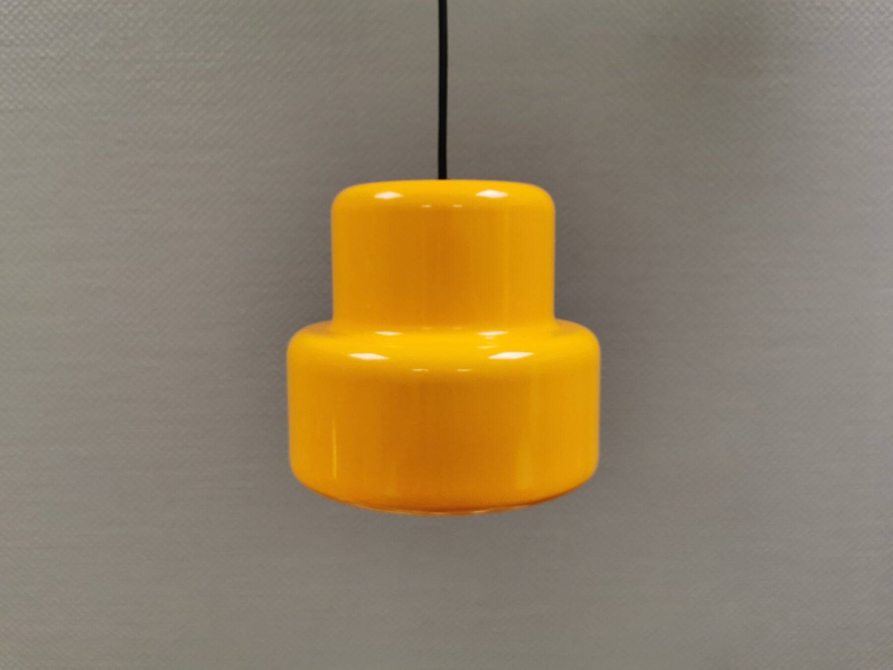 Mini poker hanging lamp by Jo Hammerborg 1977 Denmark