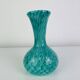 Vintage green/blue blown glass vase
