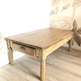 Farmhouse table, living room, solid oak