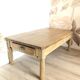 Farmhouse table, living room, solid oak
