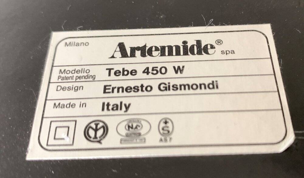 Postmodern Italian floor lamp Tebe by Ernesto Gismondi for Artemide, 1980s.