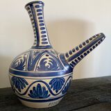 Domingo Punter Blue Ceramic Pitcher, 1983