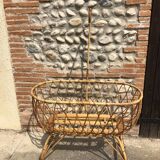 Rattan cuffin and bed sky