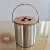 Ice bucket by Arne Jacobsen, Stelton Denmark, first edition 1960