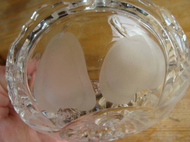 Vintage crystal candy box