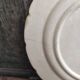 French antique asparagus dish, majolica, barbotine