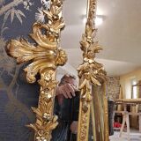 19th century mirror 177 x 114