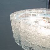 Chandelier has 3 levels in glass ice Doria 1960