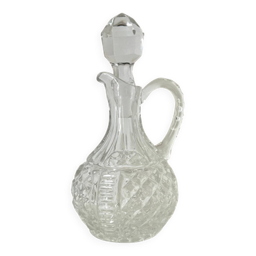 Cut crystal oil jug