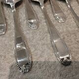 12 pelles a glace metal argente orfevre Vuillermet Lyon LXVI perles