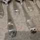 12 silver metal ice scoops by the silversmith Vuillermet Lyon LXVI pearls