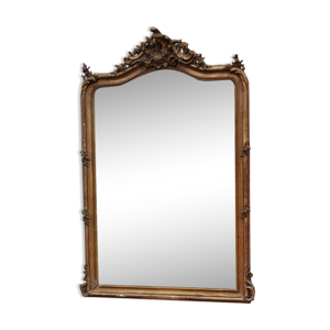 ancien miroir doré 19