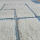 Handmade natural wool rug, size 150 x 250 cm
