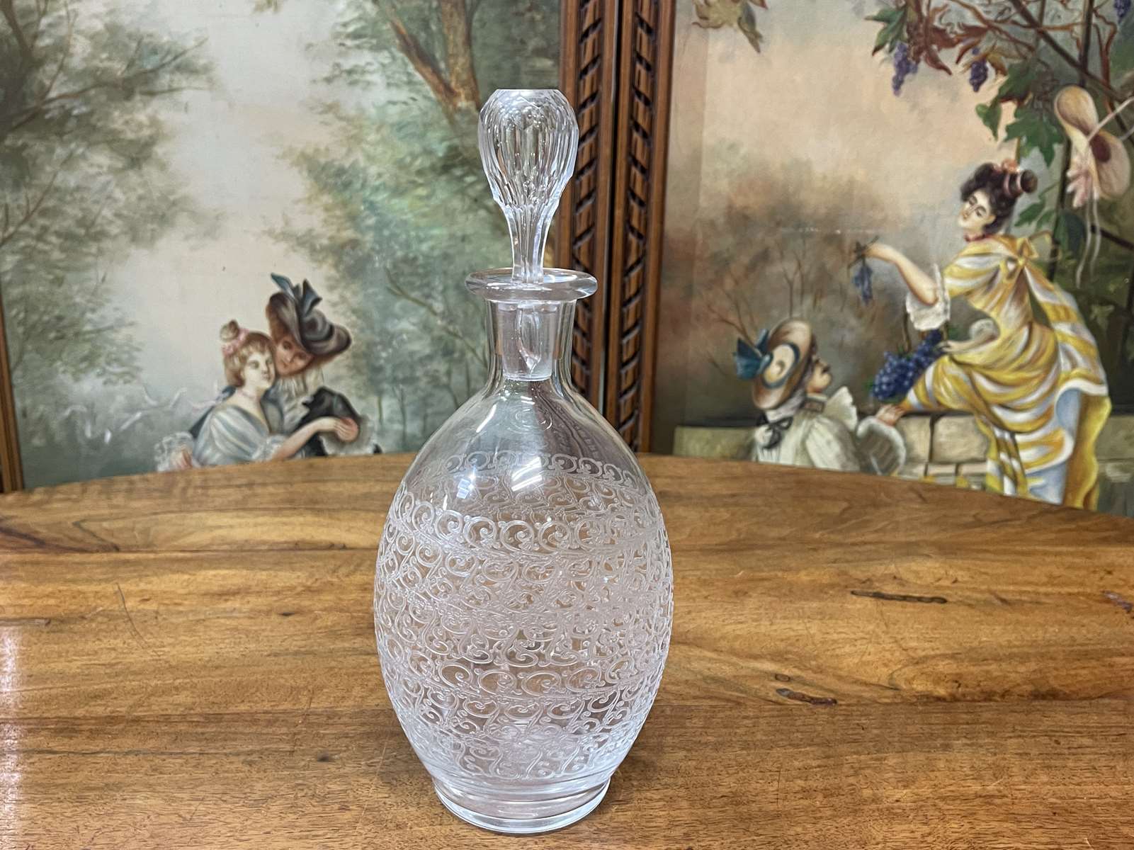 Service à liqueur Baccarat modèle Gouvieux - Carafe + 9 verres