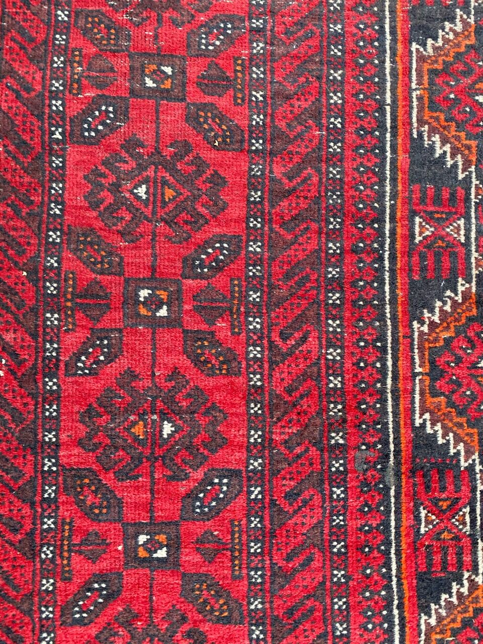 Old Afghan Belutch carpet 97x192 cm