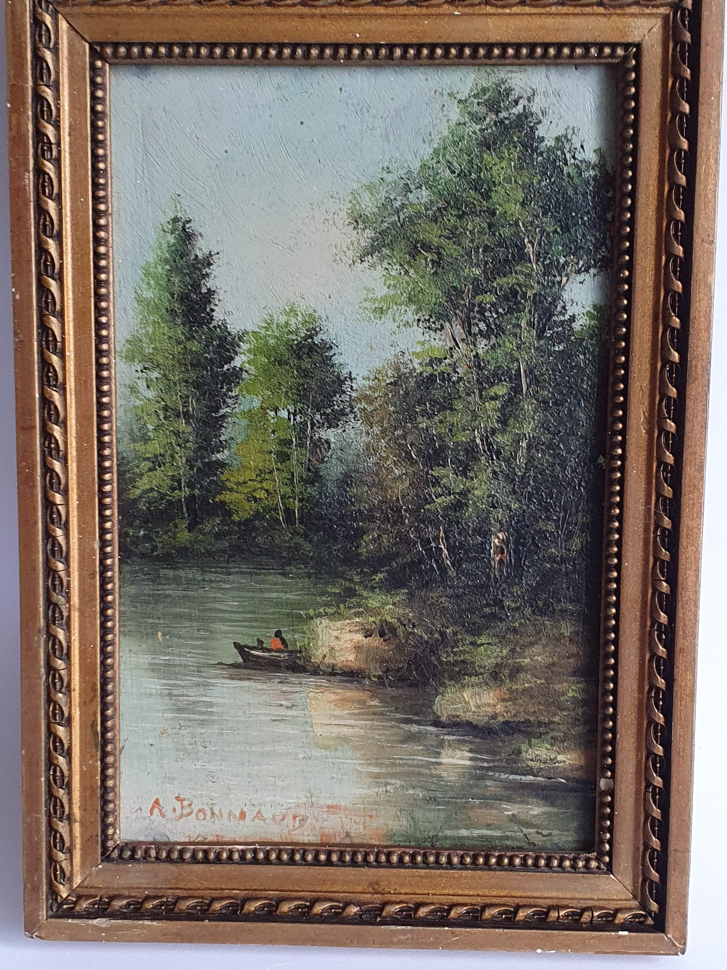 Oil painting by Alain Bonnaud