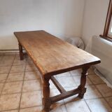 Oak farmhouse table
