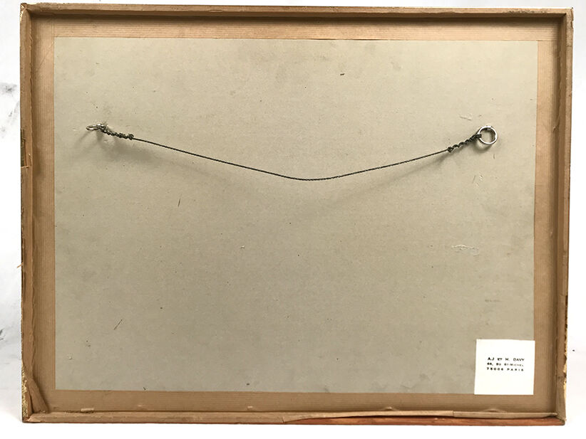 Watercolor by Henri Davy