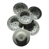 Set of 6 Myott Finlandia deep plates – English porcelain