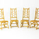 Tropical vintage bamboo chairs