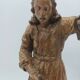 Paire de sculptures d'anges toscans en bois doré, fin XVIIe siècle