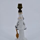 Old art deco ceramic lamp Pierrot 1930/40