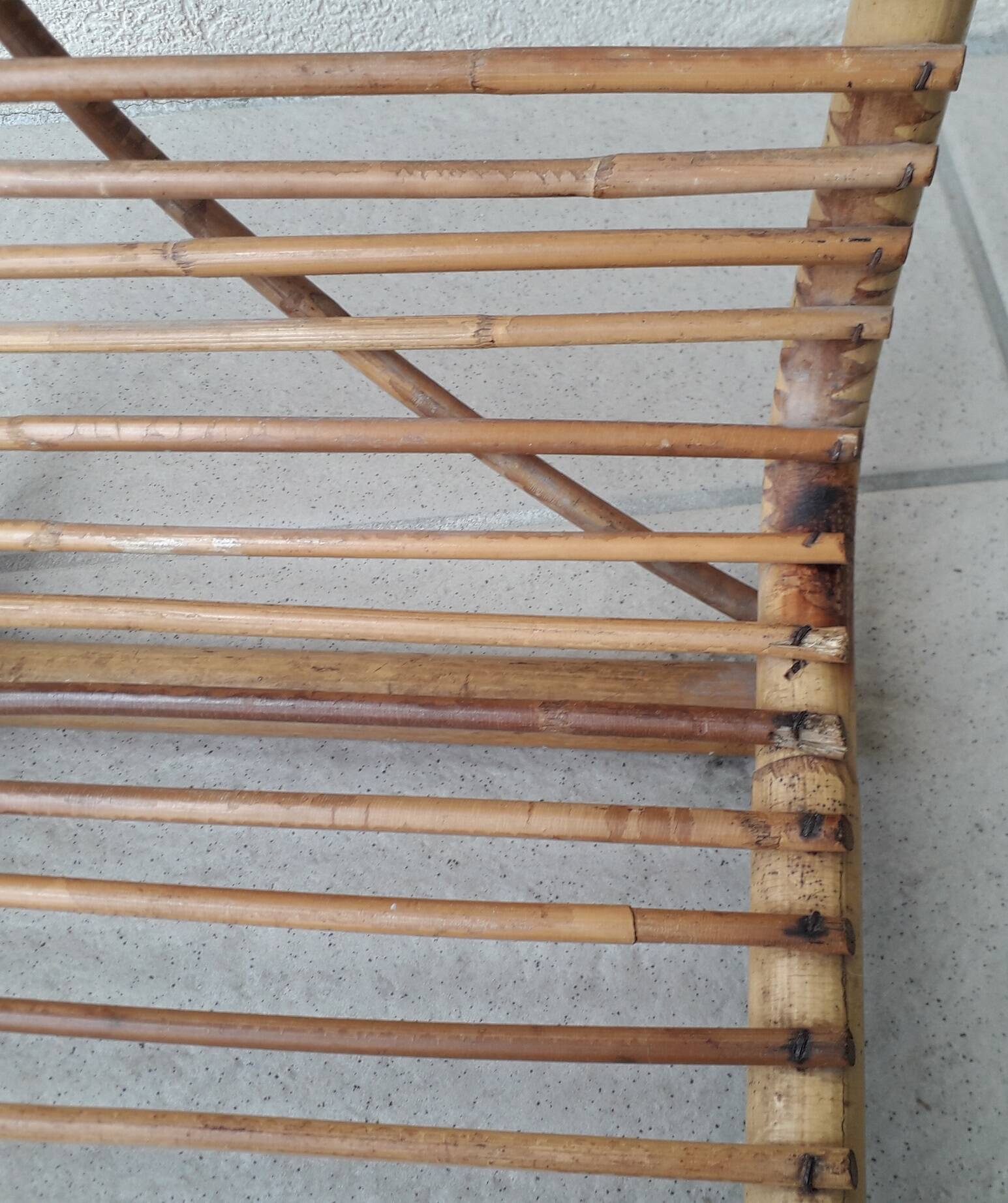 Rattan wooden basket