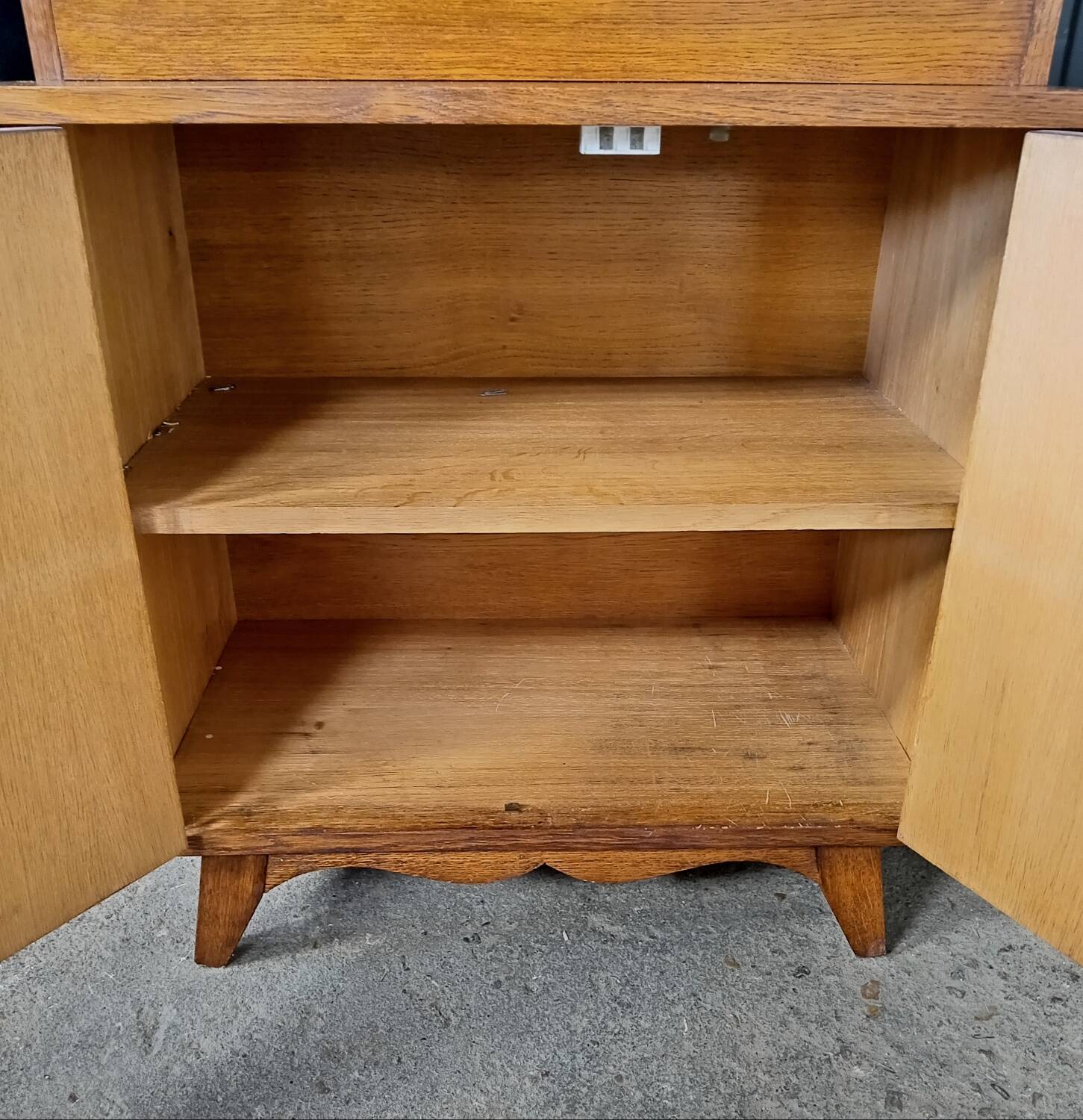 Vintage secretary compass feet 50s 60s