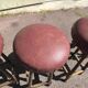 Lot de 4 tabourets de bar cuir et bois