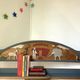 Vintage solid wood noah's ark shelf
